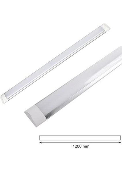 Ledithalat LED Yatay Bant Armatür 40 Watt 120 cm Yüksek Kalite (10'lu Paket)