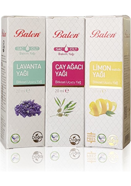 Lavanta Yağı Çay Ağacı Yağı Limon Yağı Doğal Sinek Kovucu Özel Karışım