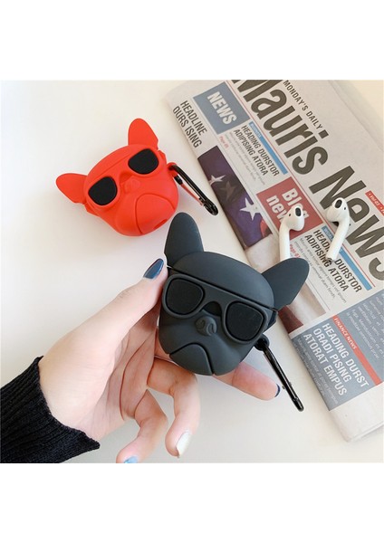 Aırpods 1-2 Kılıf Bulldog Siyah fiyatları