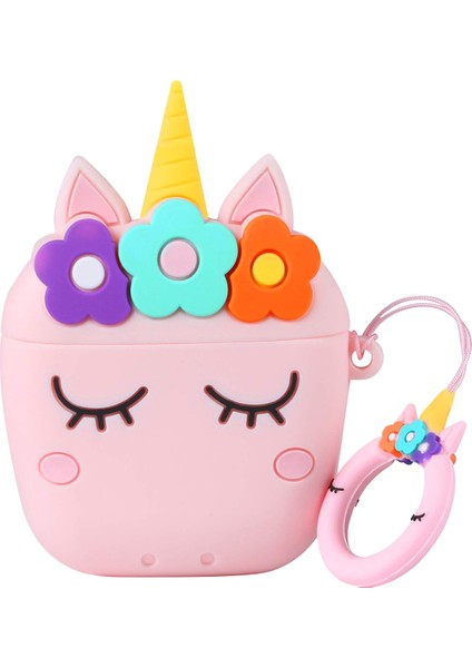Aırpods Pro Kılıf Unıcorn Pembe