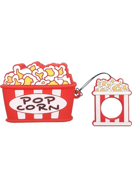 Aırpods Pro Kılıf Popcorn Kırmızı