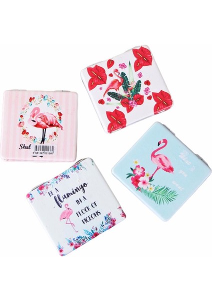 Flamingo Işıklı Biblo Flamingo Cep Aynası Flamingo Kupa