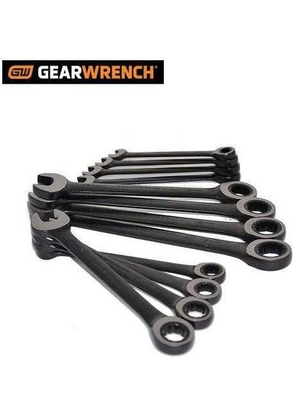 Wrench 9412BE Kombine Cırcırlı Anahtar Seti, Metrik, 12 Parça