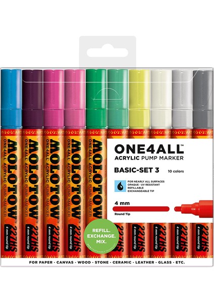 227HS Basic Set 3 4 mm 10'lu fırsatları