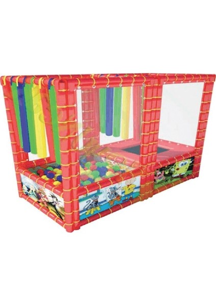 Softplay Trambolinli Top Havuzu 300X200XH200 cm