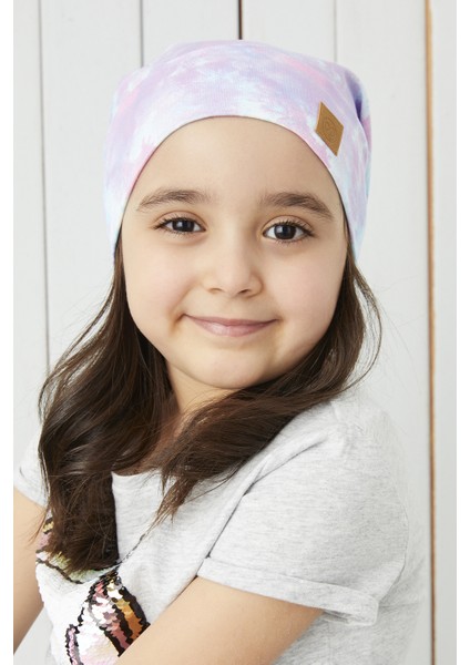 Kız Çocuk Batik Aqua Figürlü Ip Detaylı 4 Mevsim Şapka Bere -Yumuşak Doğal Penye fiyatları