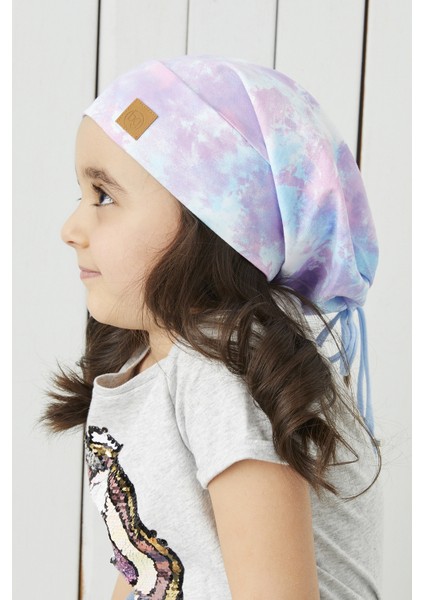 Kız Çocuk Batik Aqua Figürlü Ip Detaylı 4 Mevsim Şapka Bere -Yumuşak Doğal Penye fırsatları