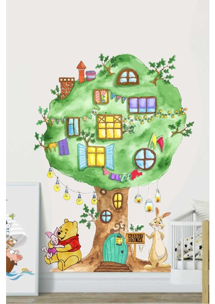 Rabbit House Çocuk Odası Sticker