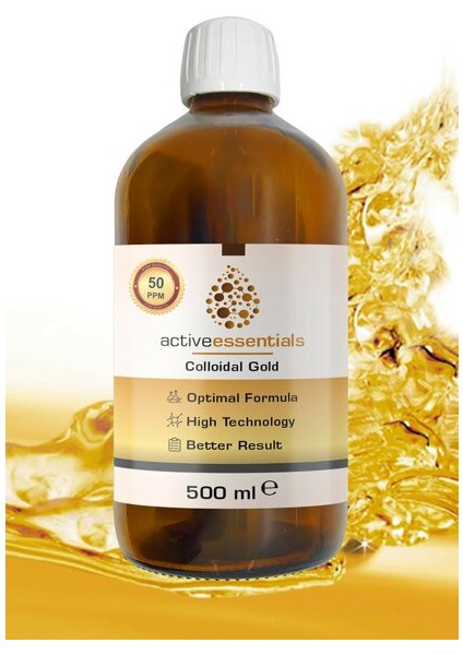 Altın Suyu - Active Essentials® 50Ppm 500 ml