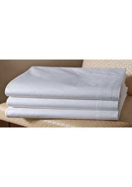Çift Kişilik Otel Çarşafı 240X280 62 Tel Pamuklu