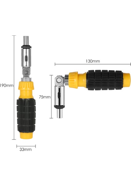 Hızlı Değişim Cırcır Tornavida 1/4" Manyetik Cırcır (Yurt Dışından)