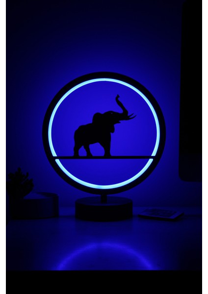 Fil Model Uzaktan Kumandalı Rgb LED Masa Lambası