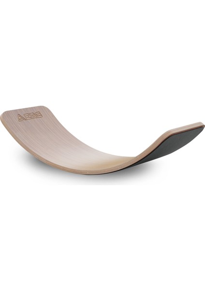 Wavy Board Bambu Laminant Yüzey Gri Renk Keçeli Denge Tahtası