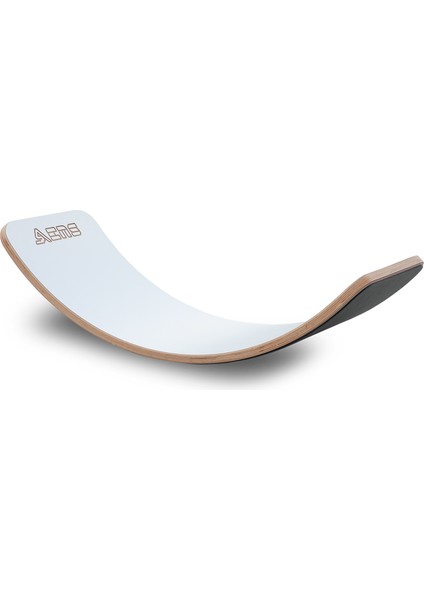 Wavy Board Beyaz Laminant Yüzey Gri Renk Keçeli Denge Tahtası