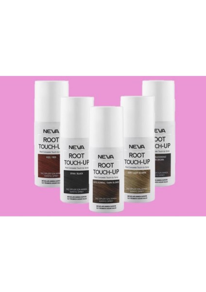 Root Touch-Up Saç Dibini Anında Kapatan Sprey 75 ml Siyah 12'li