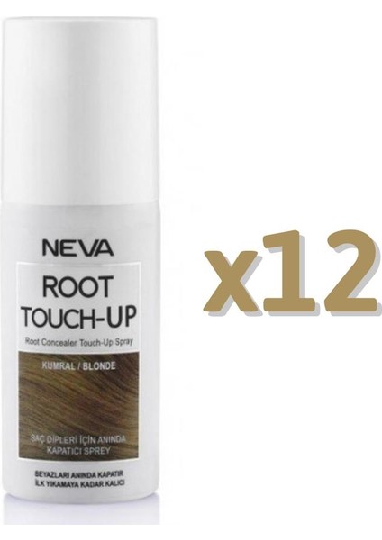 Root Touch-Up Saç Dibini Anında Kapatan Sprey 75 ml Kumral 12'li