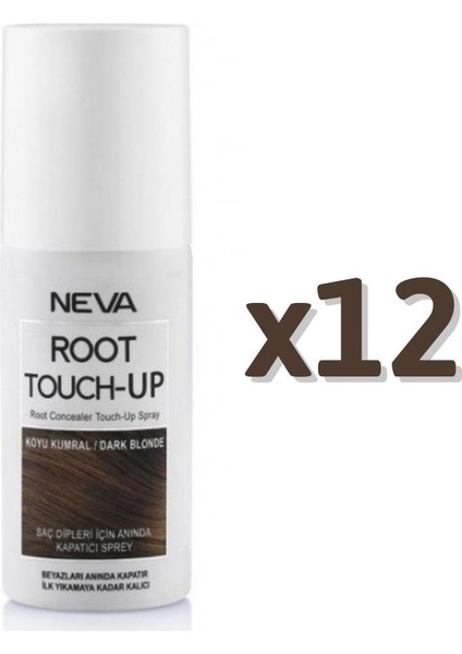 Root Touch-Up Saç Dibini Anında Kapatan Sprey 75 ml Koyu Kumral 12'li