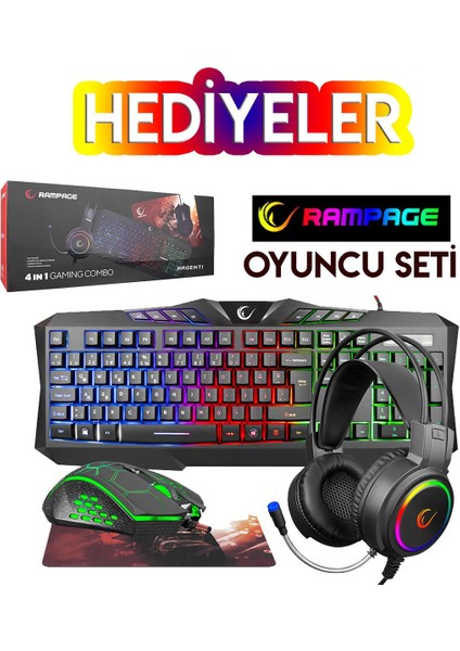 X7 Pro İ5-4440 16GB 240GB SSD + 1TB HDD RX550 23.8" Oyun fiyatları