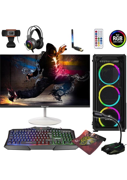 KPX25 İ5-3470 8GB 120GB + 500GB GT740 24" Masaüstü Bilgisayar