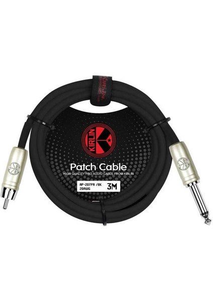 3mt. Patch Kablo (1/4'' Mono - Rca)