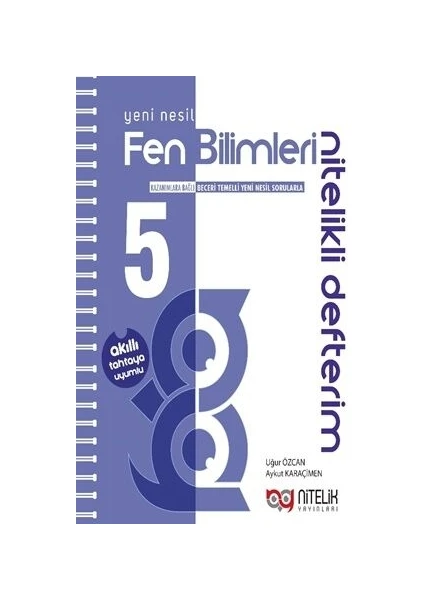 Nitelik Yayınları 5. Sınıf Yeni Nesil Fen Bilimleri Nitelik Yayınlarıli Defterim