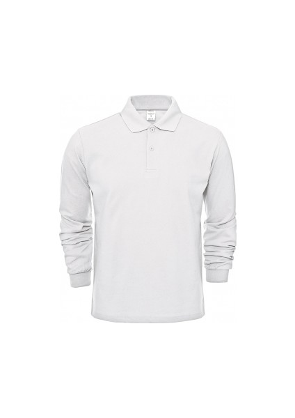 Polo Yaka Uzun Kollu Tişört Erkek