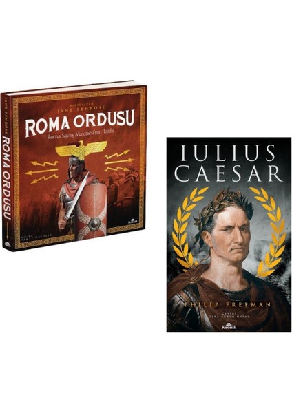Roma Ordusu-Roma Savaş Makinesinin Tarihi - Julius Caesar 2 Kitap Set