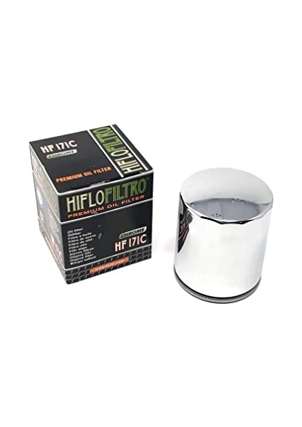 HİFLO YAĞ FİLTRESİ, HF171C KROM HARLEY DAVIDSON ELECTRA GLIDE, ROAD KING, HERITAGE