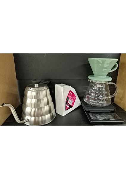 V60-2 Barista Set Profosyonel 5 Parça