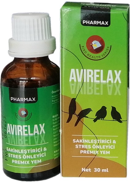 Avirelax Kuş Stres Önleyici 30 ml