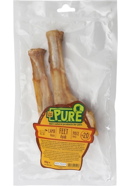 Pure Kuzu Ayak Parça 2 Adet