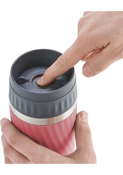 Travel Mug Easy Twist Pembe - 0.36 L