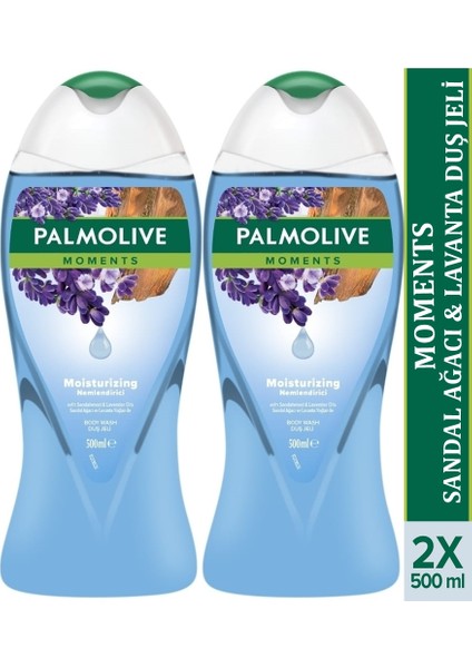 Moments Duş Jeli Sandal Ağacı Lavanta 500 ml x 2 Adet