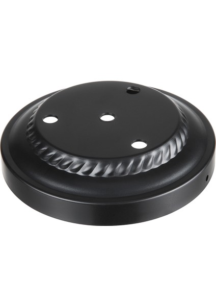 Küçük Tepsi 3 Delik Siyah 50'li