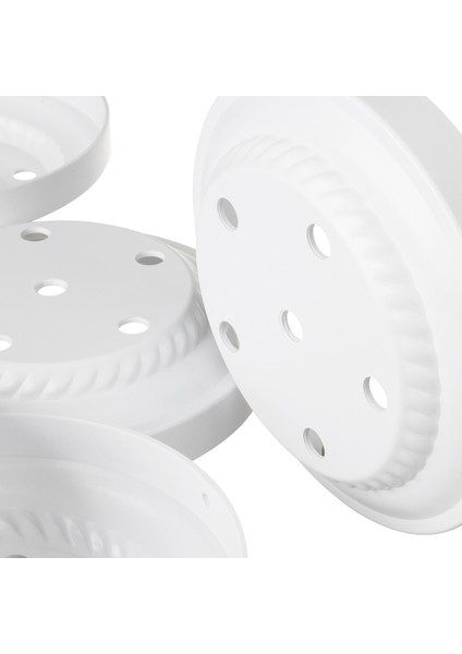 Küçük Tepsi 5 Delik Beyaz 100'lü modelleri