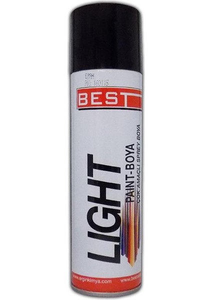 Light Sprey Boya Parlak Siyah 250 ml