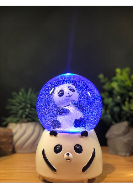 Çiko Toys Panda Temalı Işıklı Müzikli Kar Püskürtmeli Büyük Boy Pilli Kar Küresi modelleri