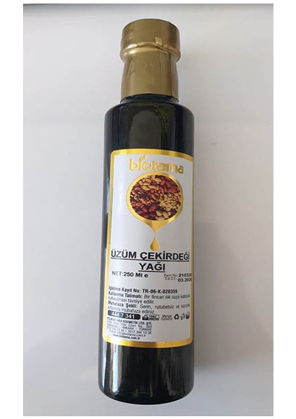 Üzüm Çekirdeği Yağı 250 ml