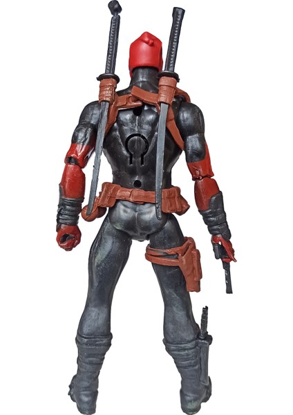 PopŞeker Deadpool Figürü Işıklı Aksesuar Silahlarıyla 17 cm Oyuncak Deadpool Figürü