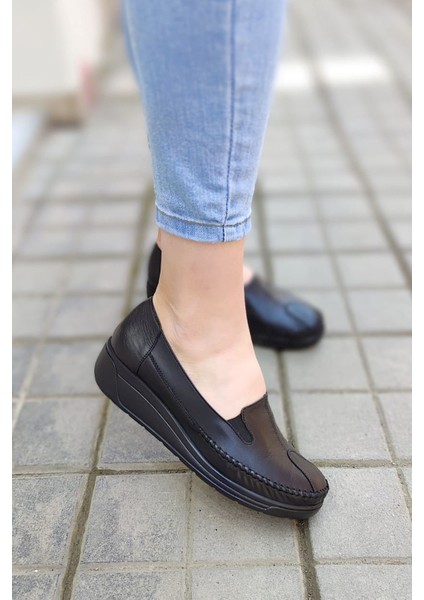 Rosıe Kadın Gerçek Deri Ayakkabı 134 Siyah