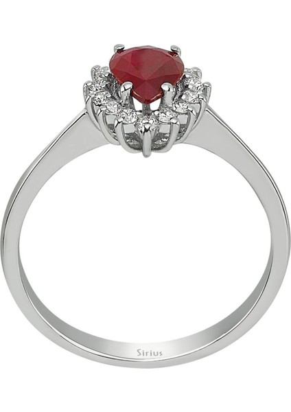 Pırlanta ve Damla Yakut Taşlı Anturaj Yüzük 0417R0128 modelleri