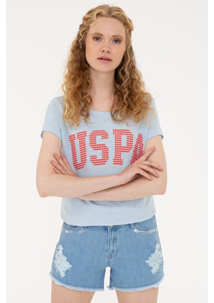 Kadın Açık Mavi T-Shirt modelleri