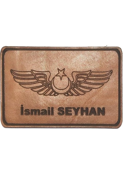 Pilot Deri Uçuş Brövesi Isimlik