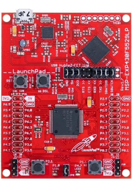 MSP-EXP430F5529 Geliştirme Kiti (MSP430F5529 Launch Pad)