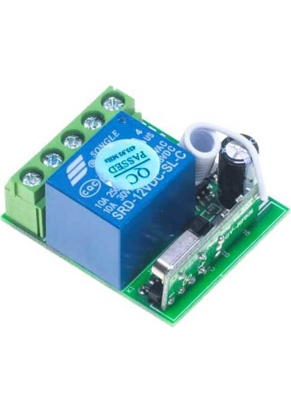 1 Kanal 433 Mhz Kablosuz Rf Alıcılı Röle Kartı fırsatları