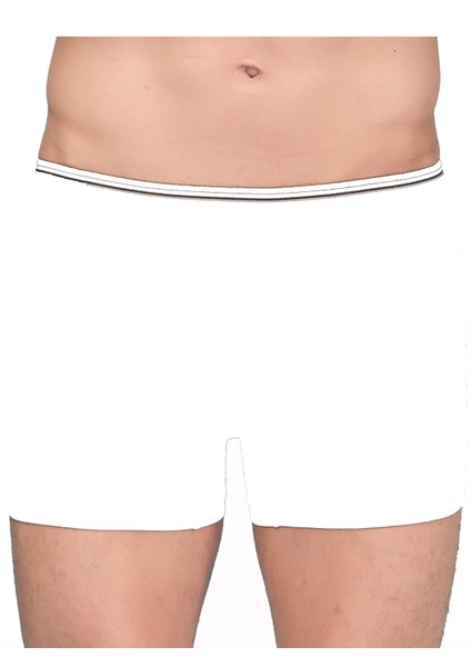 1097 Erkek Likralı Boxer 3 Lü Paket