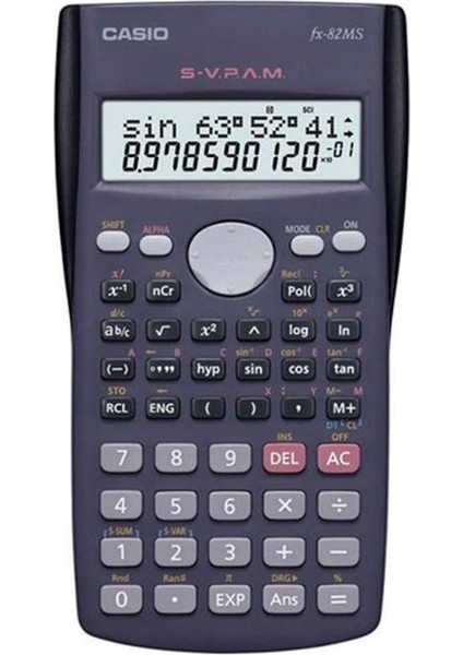 Hesap Makinesi 240 Fonksiyonlu Bilimsel Hesap Makinesi Casio FX-82MS