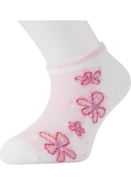 4'lü Çiçek Desen Unisex Bebek Patik Çorap fiyatları
