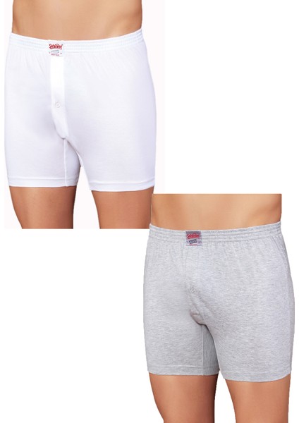 E010 6'lı Paket Pamuklu Erkek Boxer