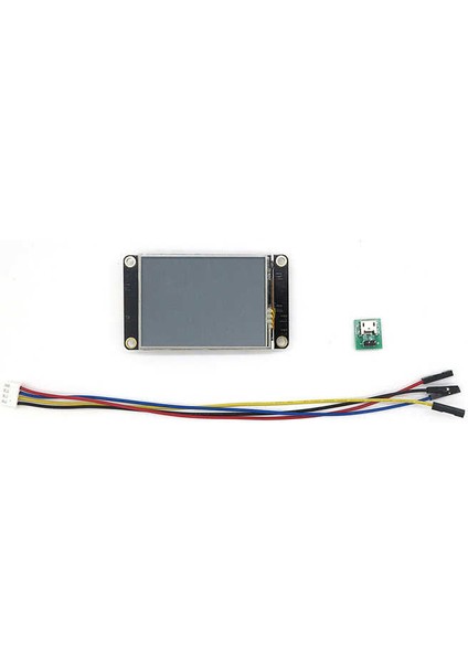 2.4 Inch Nextion Hmı Dokunmatik Tft LCD Ekran + 8 Port Gpıo / 16 MB Dahili Hafıza